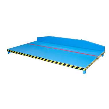 Implementos Especiais--Plataforma para Reordens, pintado, Celeste