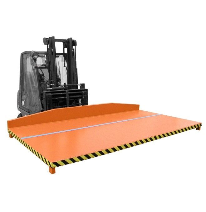 Attrezzi Speciali--Platform per riordini, dipinto, giallo arancio