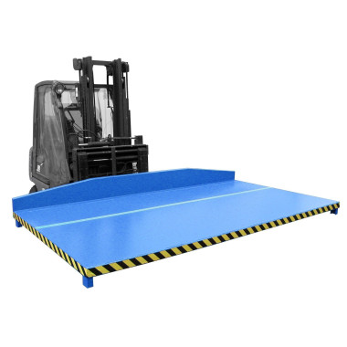 Implementos Especiais--Plataforma para Reordens, pintado, Celeste