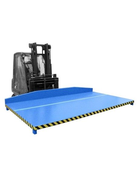 Plataforma para Recortes, pintada, Celeste