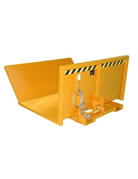 Contenedor para Material Largo, pintado, Amarillo naranja