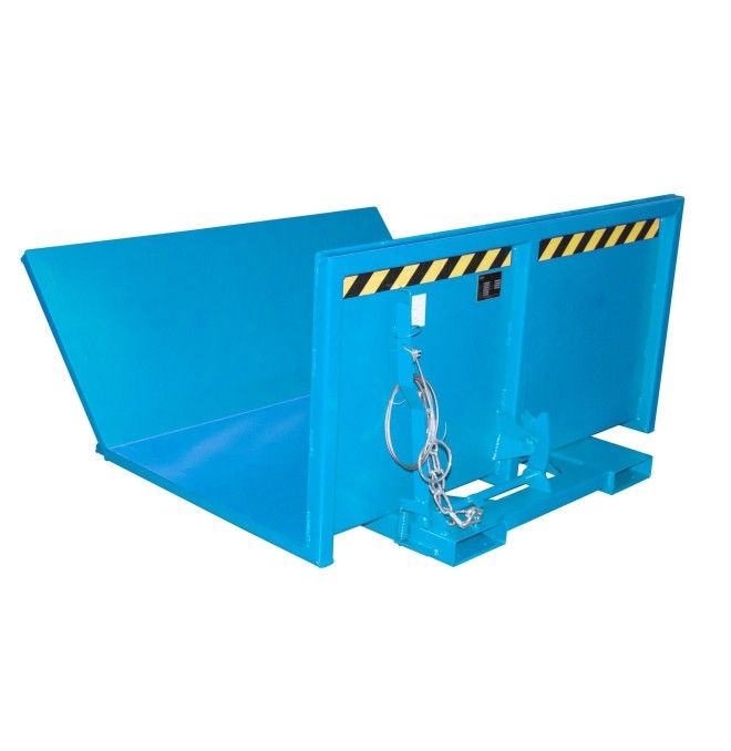Kippbehälter--Container für langes Material, lackiert, hellblau