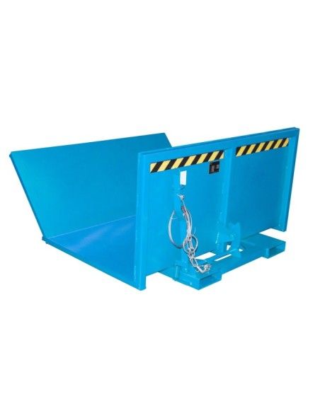 Tilting Container--Container for Long Material, Painted, Light Blue