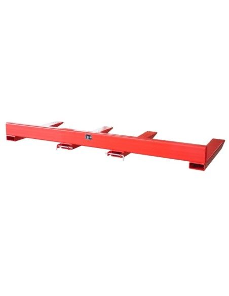 Implementos Especiais-- Portador de material longo, pintado, fogo vermelho