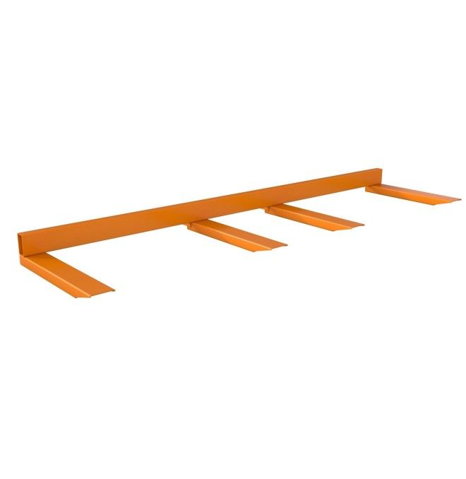 Attrezzi Speciali-- Porta materiale lungo, dipinto, Arancione giallo