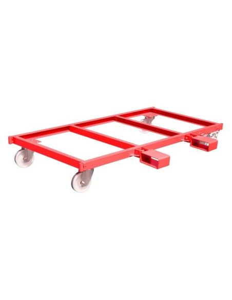 Attrezzi Speciali--Sidecar Materiale Lungo, verniciato, rosso fuoco