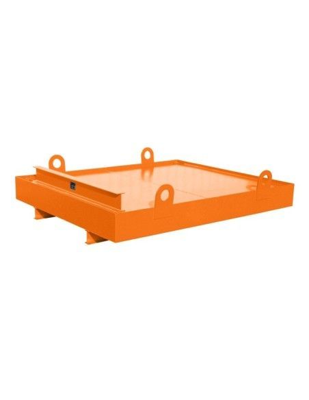 --Cintura opzionale per contenitori, verniciata, giallo arancio