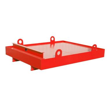 -- Filling band for containers, painted, red fire