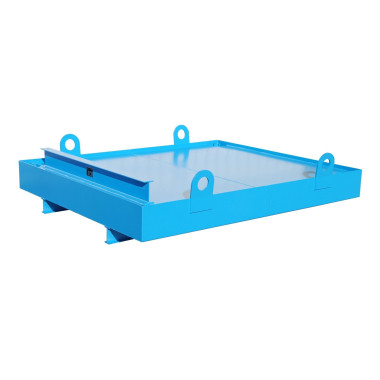 --Collective belt for containers, painted, light blue
