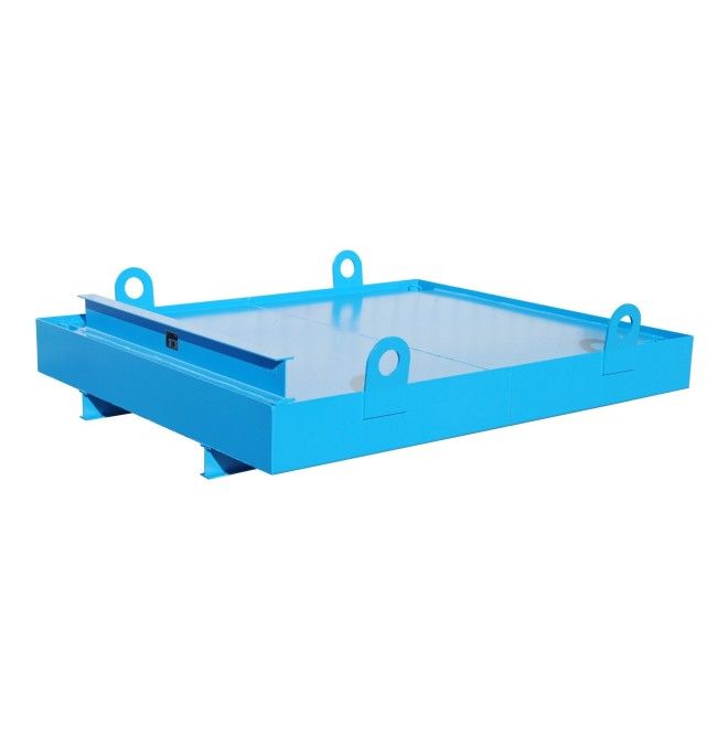 --Collective belt for containers, painted, light blue