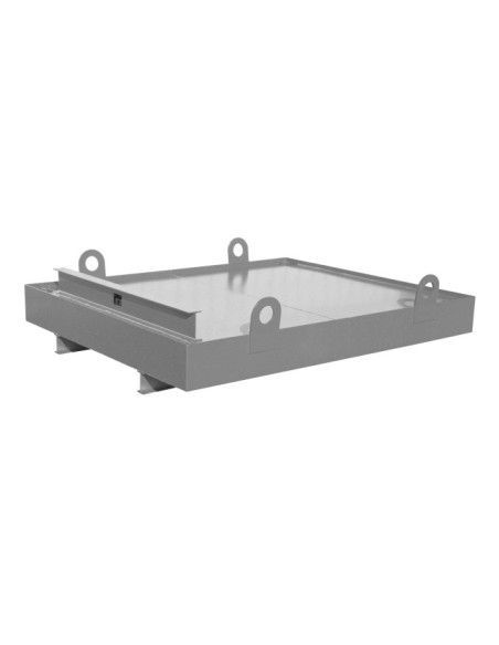 --Vassoio per contenitori, verniciato grigio topo