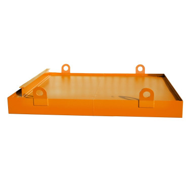 -- Cinturão de confiança para recipientes, pintado, amarelo laranja