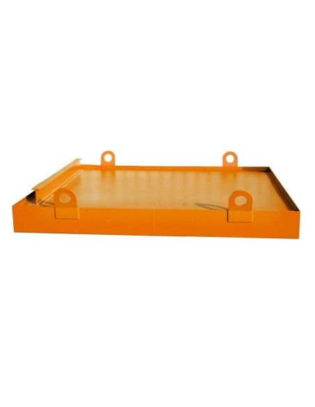 -- Cinturão de confiança para recipientes, pintado, amarelo laranja