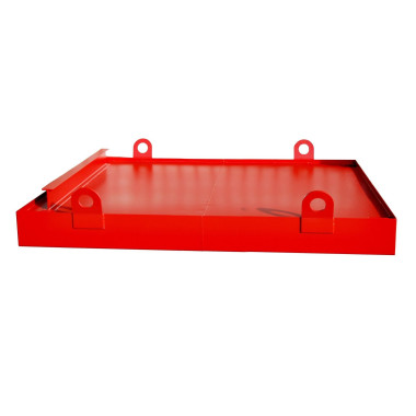 -- Filling band for containers, painted, red fire