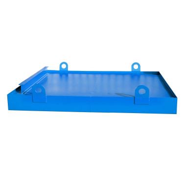 --Collective belt for containers, painted, light blue