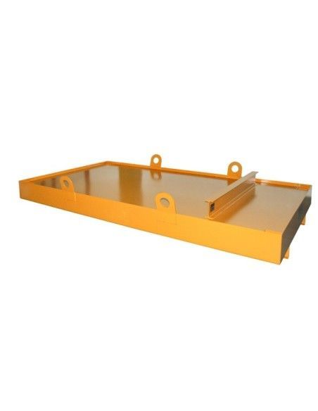 --Cintura opzionale per contenitori, verniciata, giallo arancio