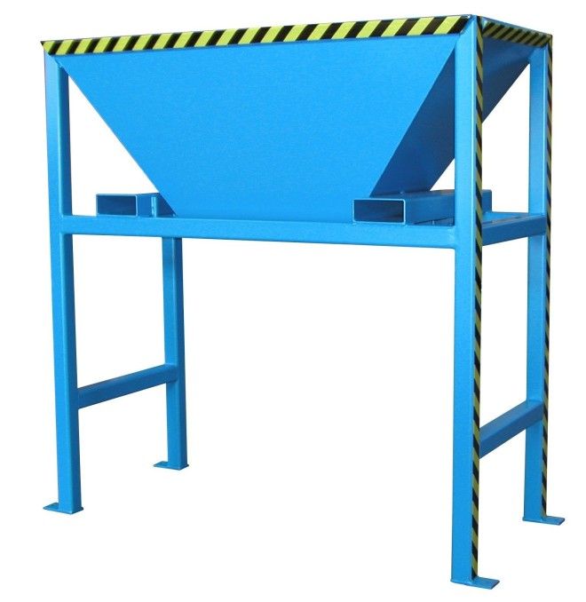Tilting Container--Tilting Container filler, painted, light blue