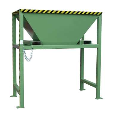 Tilting Container--Tilting Container filler, painted, green