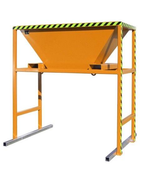 Kippbehälter--Kippbehälter füller, lackiert, Orange gelb