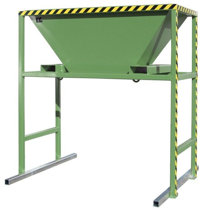 Tilting Container--Tilting Container filler, painted, green