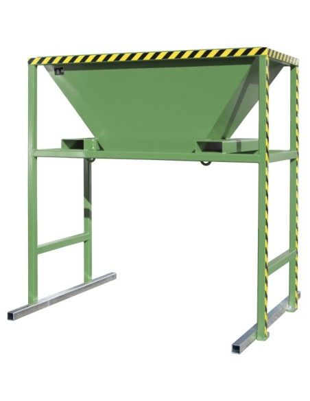Tilting Container--Tilting Container filler, painted, green