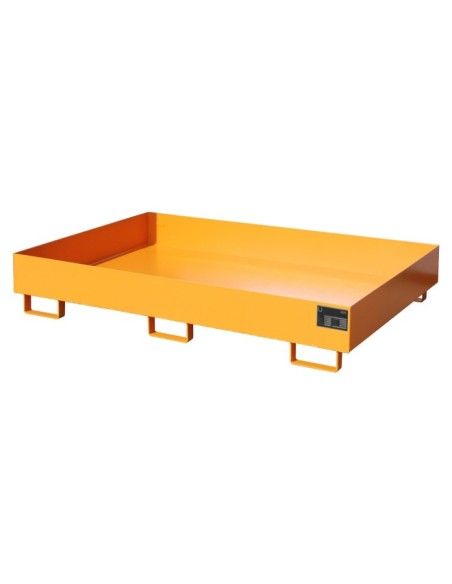 --Waschbeckenregal, lackiert, orange-gelb