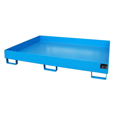 -Smooth shelf, painted, light blue