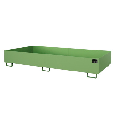 -- Smooth shelf, painted, green