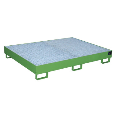 -- Smooth shelf, painted, green