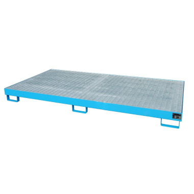 -Smooth shelf, painted, light blue