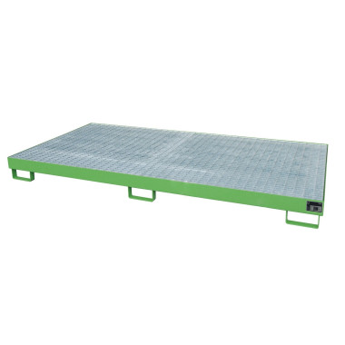 -- Smooth shelf, painted, green