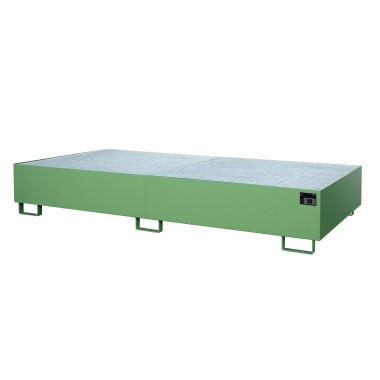 -- Smooth shelf, painted, green