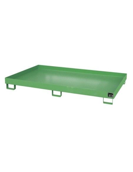 -- Smooth shelf, painted, green