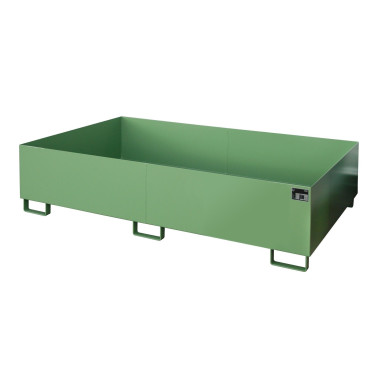 -- Smooth shelf, painted, green