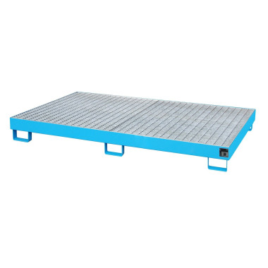 -Smooth shelf, painted, light blue