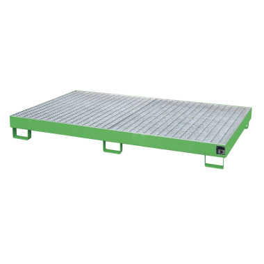 -- Smooth shelf, painted, green