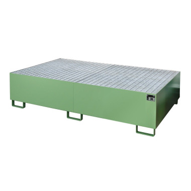 -- Smooth shelf, painted, green