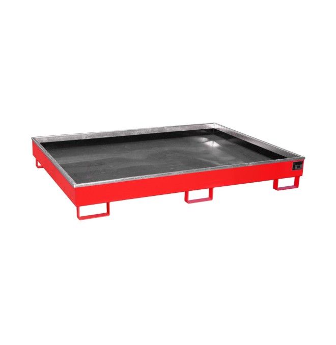 --Balda collezione con inserto in PE, dipinto, fuoco rosso