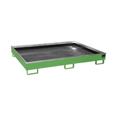--Balda sumidero with PE insert, painted, green