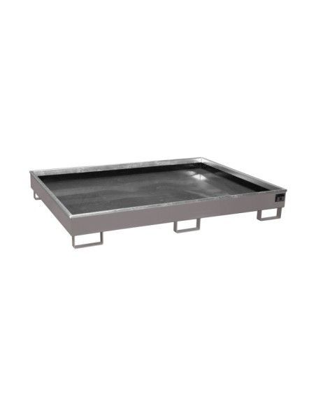 --Balda évier avec insert PE, peint, souris grise