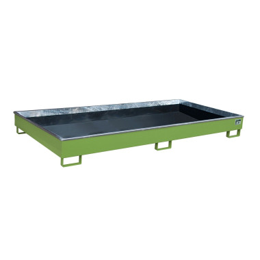 --Balda sumidero with PE insert, painted, green