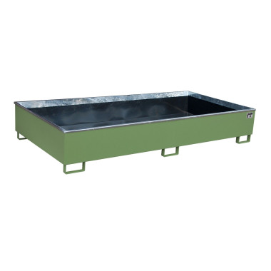 --Balda collezione con inserto in PE, dipinta, seta verde