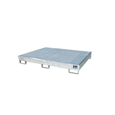 -Sumidero de estante con inserto de PE, galvanized in hot