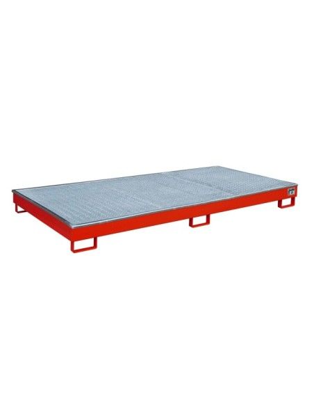 --Balda collezione con inserto in PE, dipinto, fuoco rosso