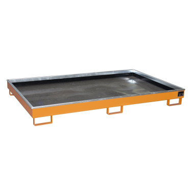 --Balda collection with PE insert, painted, orange yellow
