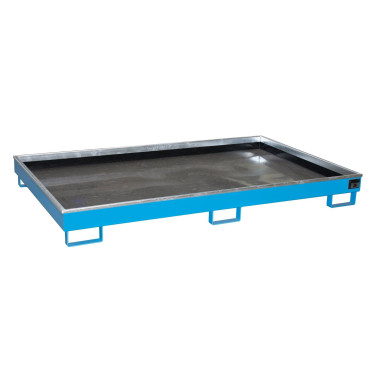 --Balda sumidero with PE insert, painted, light blue