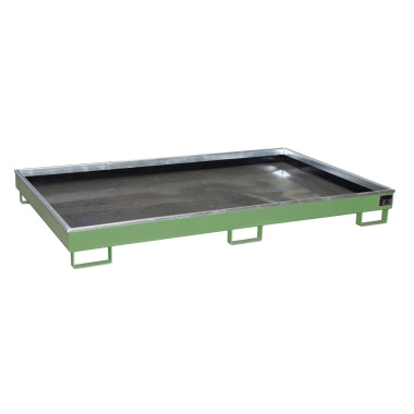 --Balda sumidero with PE insert, painted, green