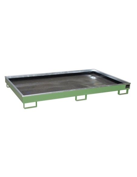 --Balda sumidero avec insert PE, peint, vert