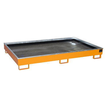 --Balda sieve with PE insert, painted, orange yellow