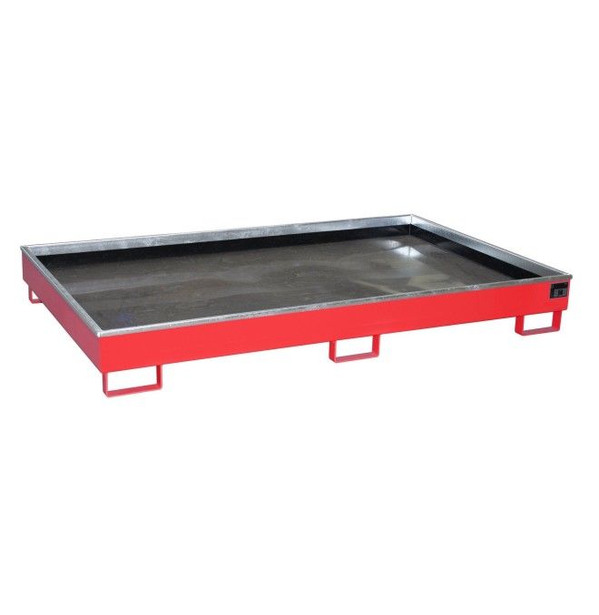 --Balda collezione con inserto in PE, dipinto, rosso vivo